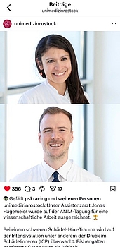 Instagram Uniklinik Rostock ANIM Tagung 
